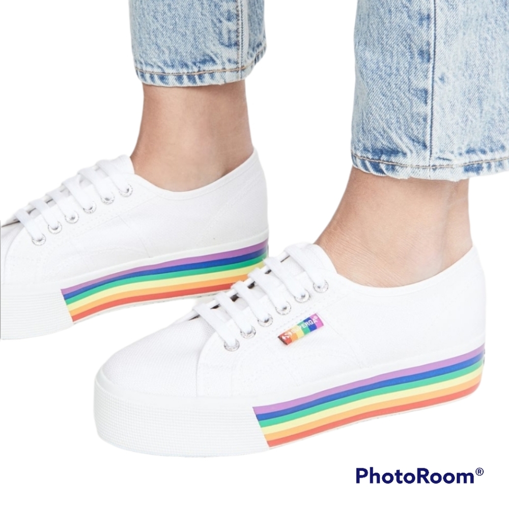 VS Pink Pride Set w/ Matching Superga Sneakers 🏳️‍🌈 - Picture 10 of 13
